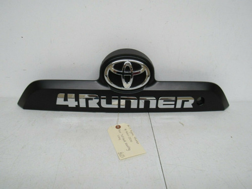 Platina Emblema Compuerta Toyota 4runner 2016 2017 A 15 Dias