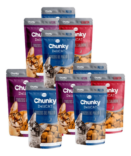 Chunky Delicat Troz 80g Pack 10