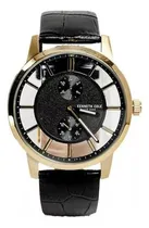Comprar Reloj Kenneth Cole Transparency Para Hombre Modelo Kc5057000 Color de la correa Negro
