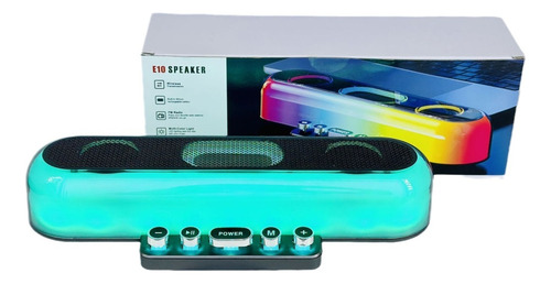 Altavoz Bluetooth Mecánico Colorido Con Graves Potentes