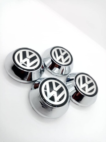 X4 Tapa Centro Llanta Auto Conica 62mm X 68mm Volkswagen