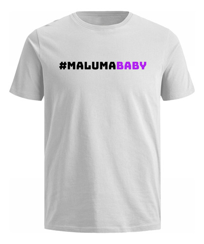 Camisetas Maluma Baby Algodon Blanca Musica Spotify Cantante