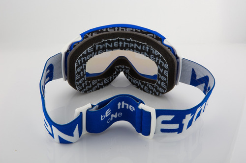 Imagen 2 de 2 de Antiparra Moto Ethen Gp Azul/blanco