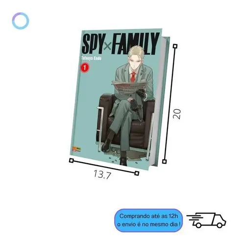Spy X Family, Mangá Vol. 1 - Panini | Parcelamento sem juros