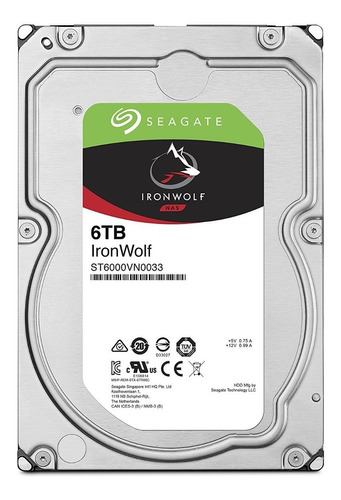 Seagate Ironwolf 6tb St6000vn0033 Disco Duro Pc 