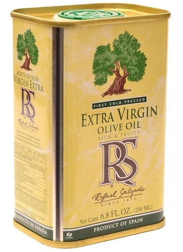 Aceite De Oliva Rafael Salgado Extra Virgen X 200ml