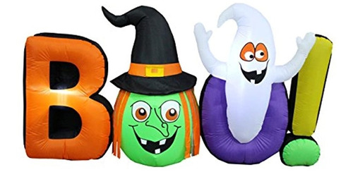 Inflables  Inflable De Halloween Bruja Y Fantasma