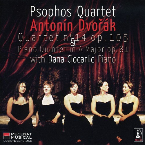 A. Dvorak; Cuarteto Con Piano Y Quinteto Psophos, Cd