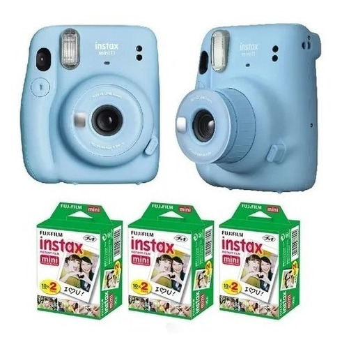 Imagen 1 de 6 de Cámara Instantánea Fujifilm Instax Mini 11 + 60 Fotos