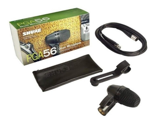 Imagen 6 de 10 de Micrófono Dinámico Shure Pga56 Cardioide Para Percusión