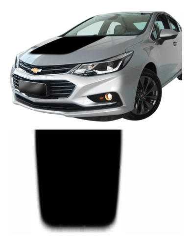 Faixa Adesivo Para Capô Chevrolet Cruze 2017 A 2020 001