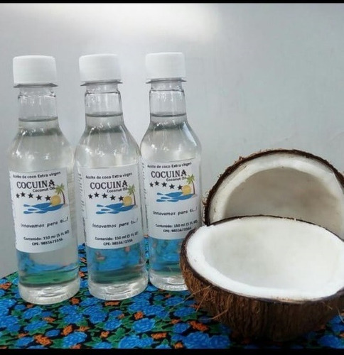 Imagen 3 de 6 de Aceite De Coco 100% Organico Comestible Extra Virgen