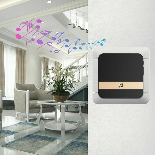 Imagen 5 de 7 de Timbre Wifi Interior Para Portero Visor Video Doorbell