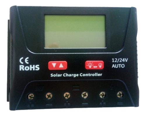 Controlador Carga Solar Pwm 40a 12/24v