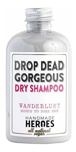 Champú Seco Vegano Todo Natural. Champú Seco Drop Dead Gorge