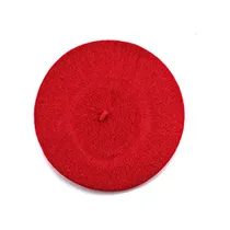Comprar Gorros Sombreros Y Boinas De Lana Rojo Talla Única