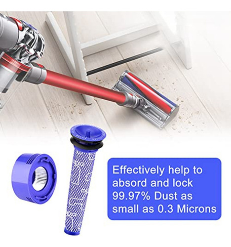 Paquete De 4 Filtros Para Dyson V7, V8 Animal Y V8 Absolutea