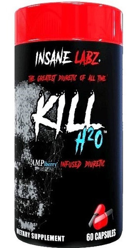 Diuretico Kill H2o Insabe Labz 60 Cápsulas