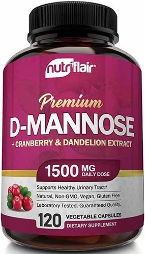 D-manosa D-mannose Salud Del Tracto Urinario 120 Caps Eg Z10