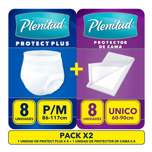 Plenitud Ropa Interior Protect Plus 1x8 1 Protector De Cama