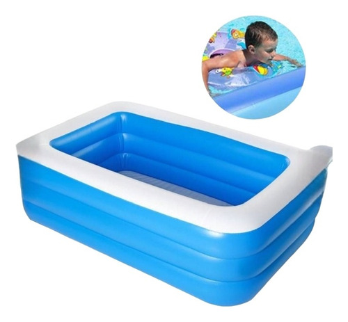 Piscina Rectangular 210cm Piscina Familiar Piscina Inflable
