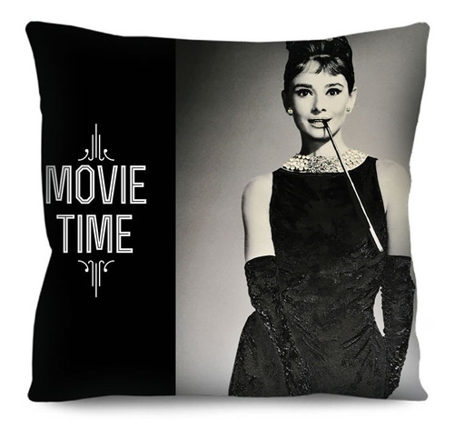 Capa De De Almofada Audrey Hepburn Cinema 42cm R5