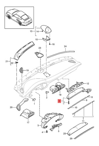 Portavasos Rh Front 99155219401 Para 997 9