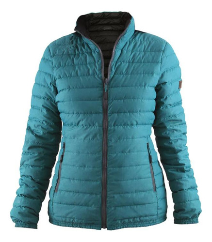 Parka Mujer Pluma Goose Reversible Hard Work 