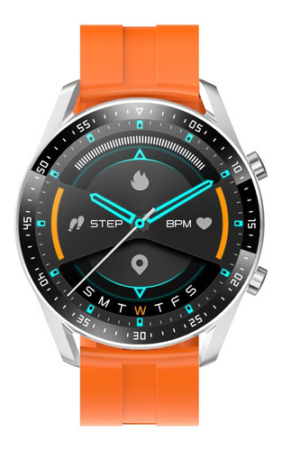Reloj Inteligente Smart Watch Llamadas Alta Definicion Ip68 Color de la caja Naranja