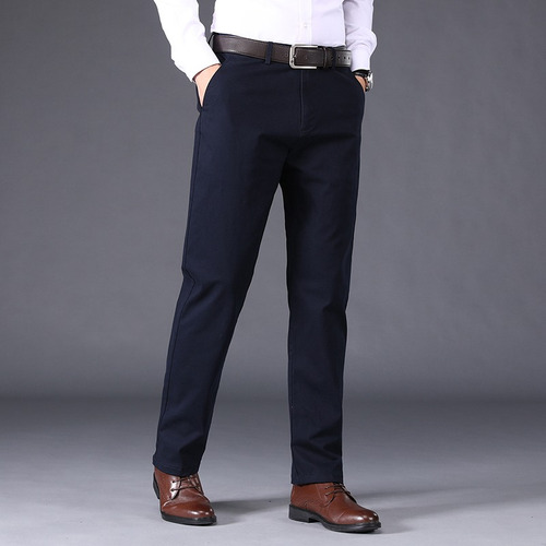 Traje De Viaje De Talla Grande Para Hombre Con Frente Plano