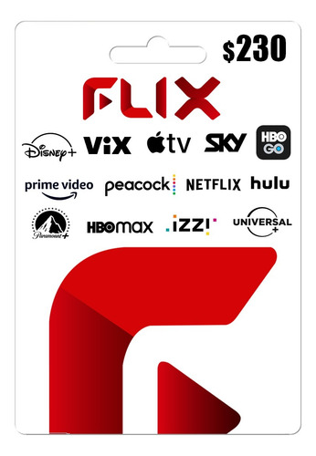 Tarjeta De Regalo Flix Mytv Tvbox Firestick Onn Androidtv