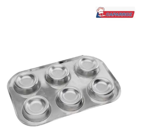 Molde De Aluminio Mini Ballerine 6 Orificios C3278 Caparroz