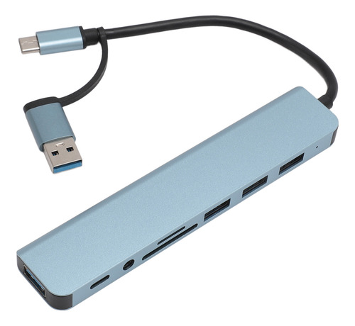 Adaptador Multipuerto Usb 3.0 Hub C 8 En 1 2.0 Tipo C Fast D