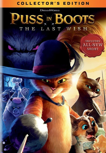 DVD Puss In Boots The Last Wish / El Gato Con Botas 2 El Ultimo Deseo