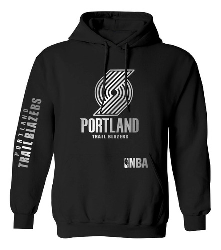 Sudadera Portland Trailblazers Nba Silver Edition Reflejant