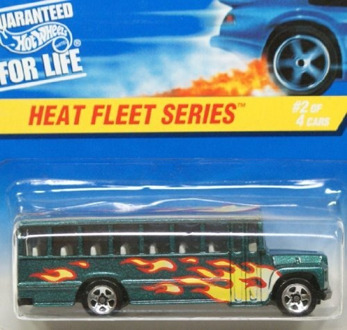 Hot Wheels School Bus 1997 Heat Fleet Series #538 7 Tii4t