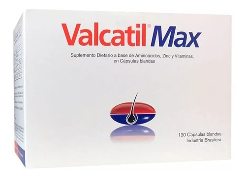 Valcatil Max X120 Caps. Blandas Para La Caida Del Cabello