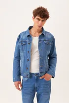 Comprar Campera Jean Hombre Wrangler Denim Classic Premium