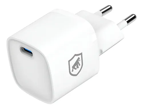 Carregador de Parede Turbo 20W USB-C Gan Ultra Slim Gshield Android iPhone