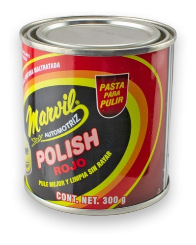 Polish En Pasta Roja - Marvil 300g Color Rojo