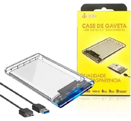 comprar Case Slim P\u002F Hd Externo Computador Ssd Hdd Sata 2.5 Usb 3.0