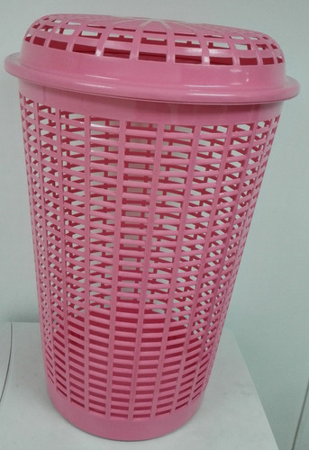 Imagen 4 de 8 de Cesta Plástica De Ropa (colores Brillantes)