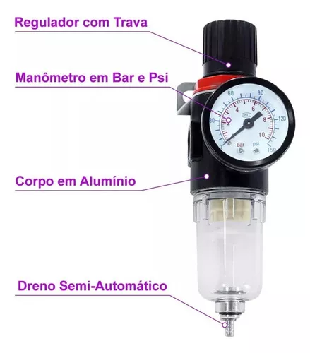 Tercera imagen para búsqueda de regulador de presion aire