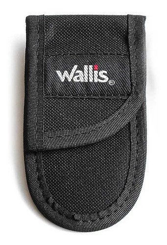 Funda Chica Navaja Bloqueo Poliéster Velcro Wallis Color Negro