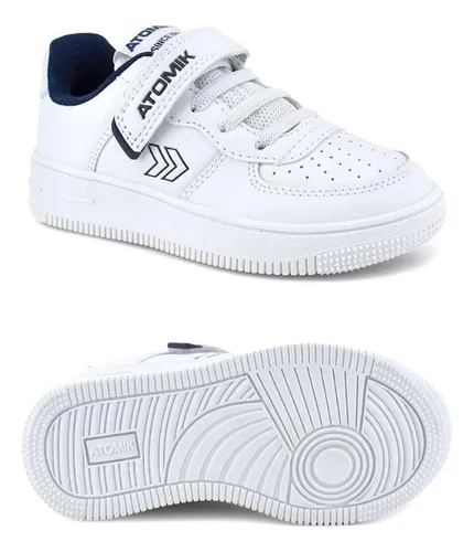 Zapatilla Atomik Cambridge Velcro Blanco 24311309741abkids