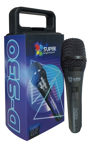 Microfono Superbright Alambrico D-930 Con Cable Y Clip