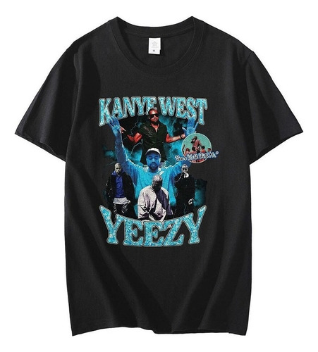 Kanye West Camiseta Hombre Mujer Camisetas Manga Corta Haraj
