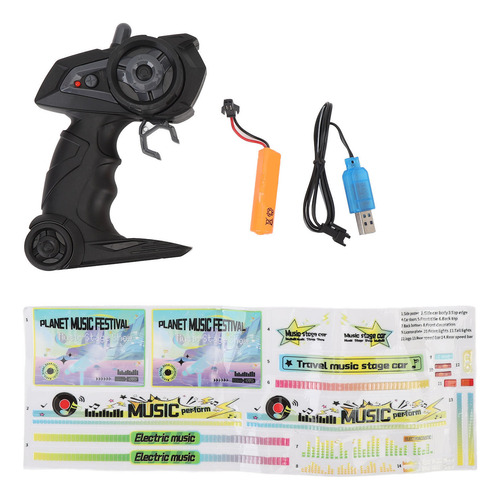 Control Remoto Para Coche Rc Drift, Sonido Morado, Escenario