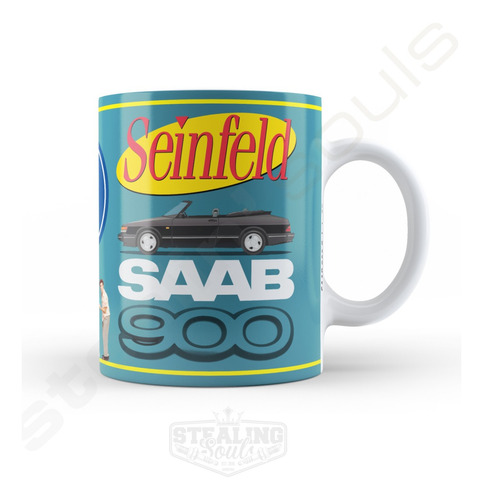 Taza Porcelana Fierrera | Seinfeld | Saab 900 Cabrio Se 1996