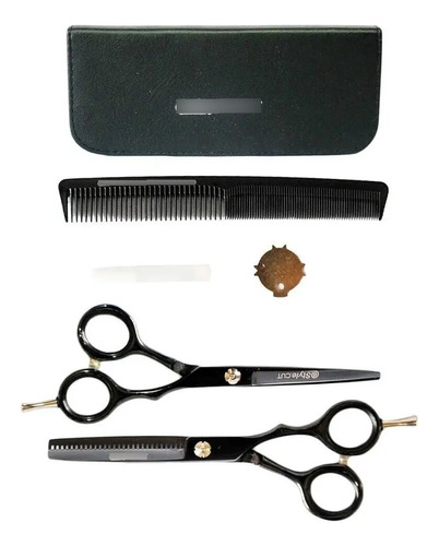 Kit Tijeras De Corte Filo Navaja + Pulir @ Stylecut